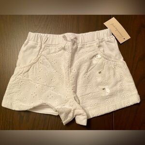 First Impressions Baby Girls Plain Shorts Size 4T in Bright White NWT
